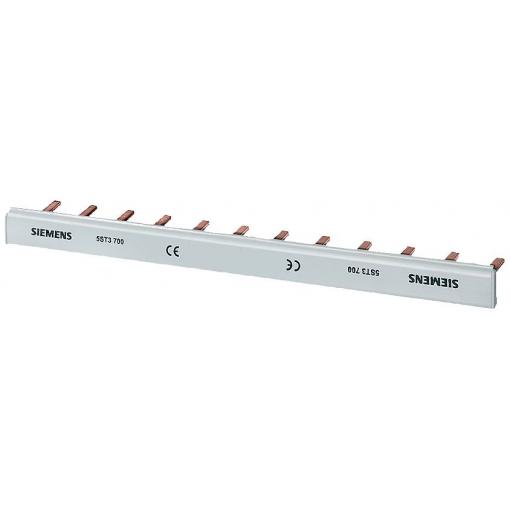 Siemens 5ST3700 Kolíková sběrná lišta, bezpečné na dotek, 16 mm2, 1fázová, 214 mm dlouhá kolíková sběrnicová lišta 1 ks