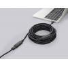 Renkforce USB kabel USB 3.2 Gen1 USB-C ® zástrčka, USB-A zásuvka 5.00 m černá Aktivní se zesílením signálu, s funkcí OTG RF-5231962