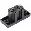TRU COMPONENTS TC-10475836 IEC zástrčka C13/C14 C8 zástrčka, vestavná rovná Počet kontaktů: 2 2.5 A černá 1 ks