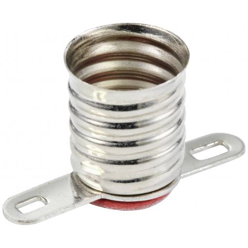 TRU COMPONENTS TC-10477716 objímka pro žárovku Připojení mini lampy (patice): E10 připojení patice: pájecí očko 1 ks