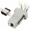 TRU COMPONENTS D-SUB adaptér D-SUB zástrčka 9pólová - RJ45 zásuvka 1 ks