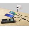 Renkforce Nabíjecí kabel USB USB 2.0 USB-A zástrčka, USB-C ® zástrčka, USB Micro-B zástrčka, Apple Lightning konektor, USB-C ® zástrčka 1.20 m antracit/černá
