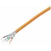 TRU COMPONENTS ethernetový síťový kabel CAT 7 S/FTP 4 x 2 x 0.24 mm² Certifikace CPR-DCA oranžová 100 m