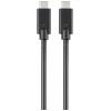 Renkforce Nabíjecí kabel USB USB 2.0 USB-C ® zástrčka, USB-C ® zástrčka 2.00 m černá krytí TPE RF-5251922