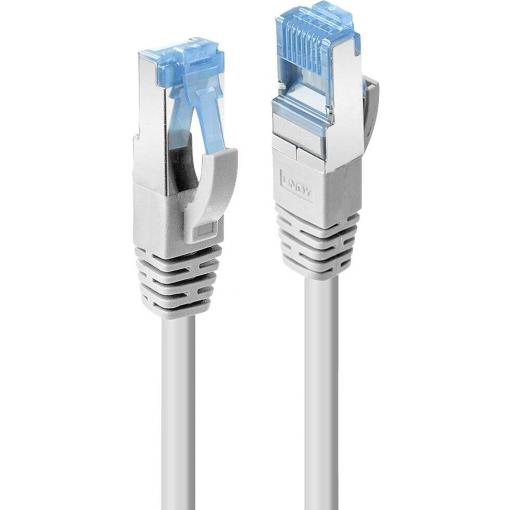LINDY 47631 RJ45 USB kabel CAT 6A S/FTP 0.50 m šedá 1 ks