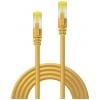 LINDY 47666 RJ45 USB kabel CAT 6A S/FTP 7.50 m žlutá 1 ks