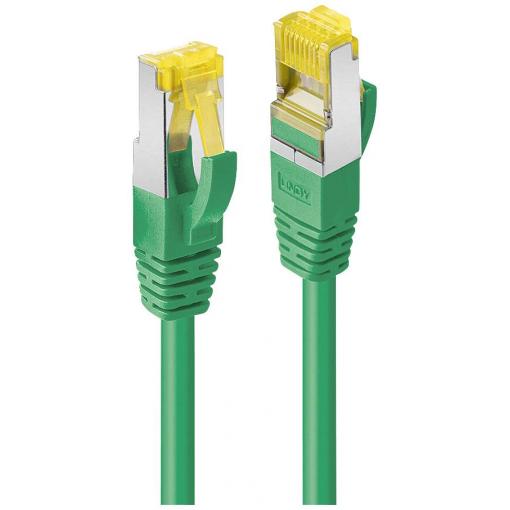 LINDY 47650 RJ45 USB kabel CAT 6A S/FTP 5.00 m zelená 1 ks