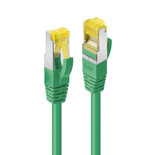 LINDY 47649 RJ45 USB kabel CAT 6A S/FTP 3.00 m zelená 1 ks