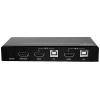 LINDY 2 Port KVM Switch HDMI 4K60, USB 2.0 & Audio 2 porty přepínač KVM HDMI 4096 x 2160 Pixel