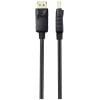 Renkforce DisplayPort kabel Konektor DisplayPort, Konektor DisplayPort 1.00 m černá RF-5245266 4K UHD Kabel DisplayPort