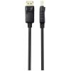 Renkforce DisplayPort kabel Konektor DisplayPort, Konektor DisplayPort 2.00 m černá RF-5245268 4K UHD Kabel DisplayPort