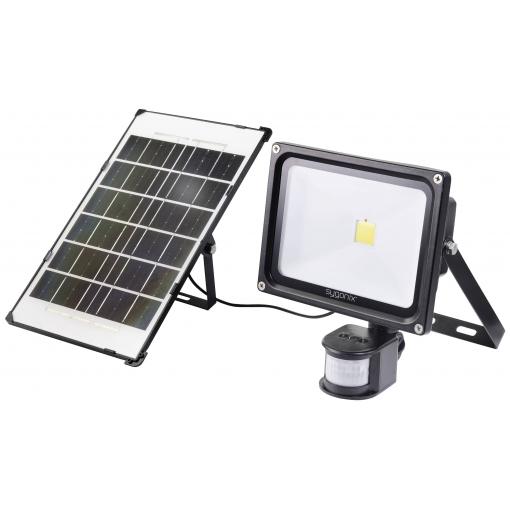 Sygonix SY-5461110 solární bodové osvětlení s PIR detektorem 30 W Barvy světla (LED svítidlo): neutrální bílá