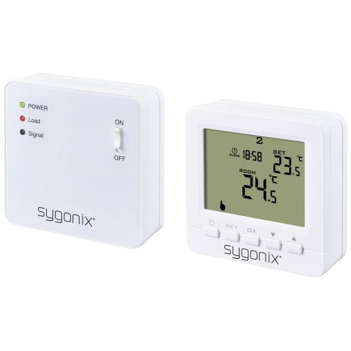 Sygonix bezdrátový termostat na omítku, SY-5470190, týdenní program, 1 ks