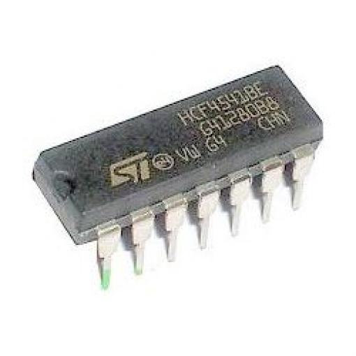 Integrovaný obvod HCF4541BE, programovatelný časovač, DIL-14