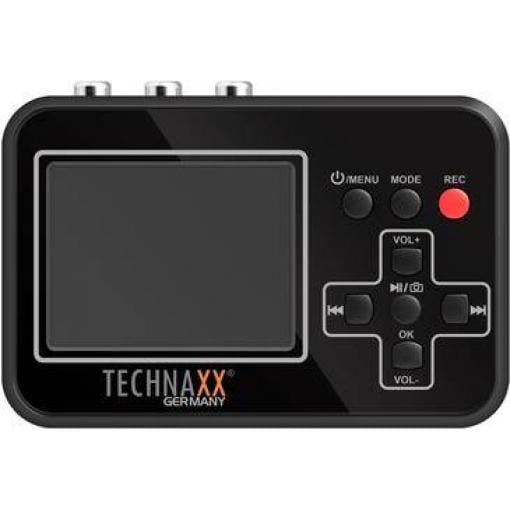 Technaxx TX-182 USB převodník videa z analogového do digitálního záznamu, funkce Livestream, Plug und Play, vč. software pro zpracování videa, 4980