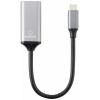 Renkforce USB-C® / DisplayPort kabelový adaptér USB-C ® zástrčka, DisplayPort zásuvka 0.15 m černá RF-5397866 dvoužilový stíněný Kabel pro displeje USB-C®