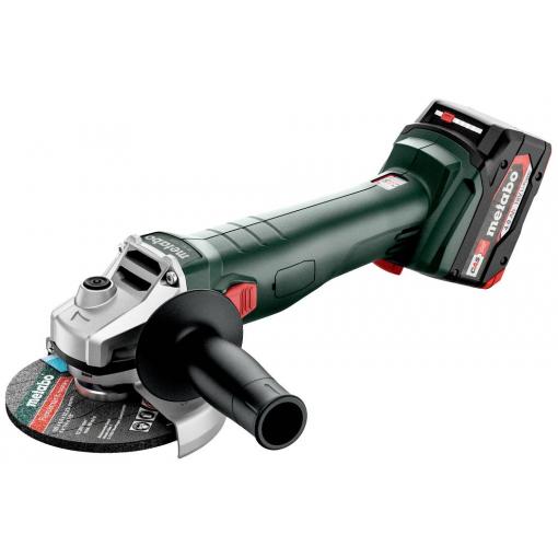 Metabo W 18 7-125 602371510 Akumulátorová úhlová bruska 125 mm, bezkartáčové, vč. 2x aku, kufřík, vč. nabíječky, 18 V, 4.0 Ah