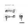 Metabo WPB 36-18 LTX BL 24-230 Quick 613103840 Akumulátorová úhlová bruska 230 mm, bezkartáčové, kufřík, bez akumulátoru, bez nabíječky, 18 V