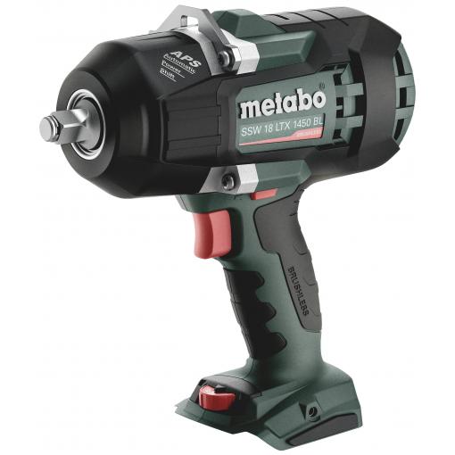 Metabo SSW 18 LTX 1450 BL, 602401850 aku rázový utahovák, 1450 Nm, 18 V, bezkartáčové, bez akumulátoru, bez nabíječky