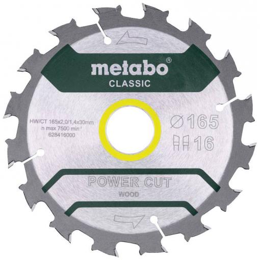 Metabo 628416000 pilový kotouč 165 x 30 mm Počet zubů (na palec): 48 1 ks