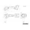 Metabo W 18 L BL 9-125 602374510 Akumulátorová úhlová bruska 125 mm, bezkartáčové, vč. 2x aku, kufřík, vč. nabíječky, vč. příslušenství, 18 V, 4.0 Ah