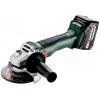 Metabo W 18 L BL 9-125 602374510 Akumulátorová úhlová bruska 125 mm, bezkartáčové, vč. 2x aku, kufřík, vč. nabíječky, vč. příslušenství, 18 V, 4.0 Ah