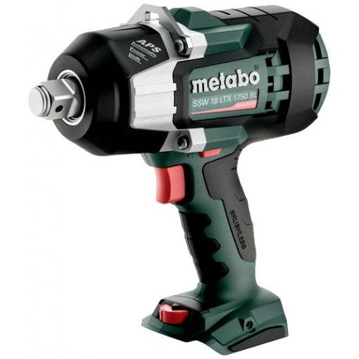 Metabo SSW 18 LTX 1750 BL, 602402850 aku rázový utahovák, 1750 Nm, 18 V, bezkartáčové, bez akumulátoru, bez nabíječky
