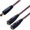 BKL Electronic 075920 DC rozvaděč nízkonapěťová zástrčka - DC spojka 5.5 mm 2.1 mm 0.30 m 1 ks Single