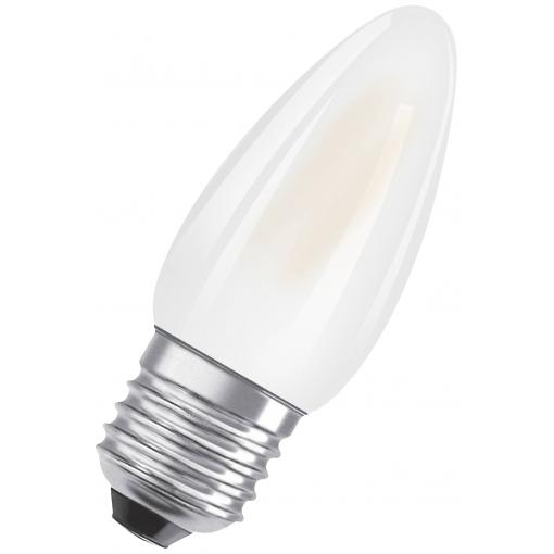OSRAM HOMELIGHTING 4058075654457 LED Energetická třída (EEK2021) E (A - G) E27 svíčkový tvar 4 W = 40 W neutrální bílá (Ø x v) 35 mm x 35 mm 1 ks