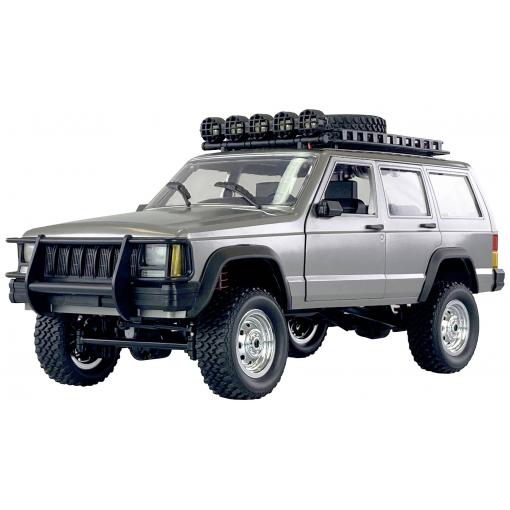 Amewi JC-X12 Scale stříbrná komutátorový 1:12 RC model auta elektrický terénní vozidlo 4WD (4x4) RtR 2,4 GHz vč. akumulátorů a nabíječky