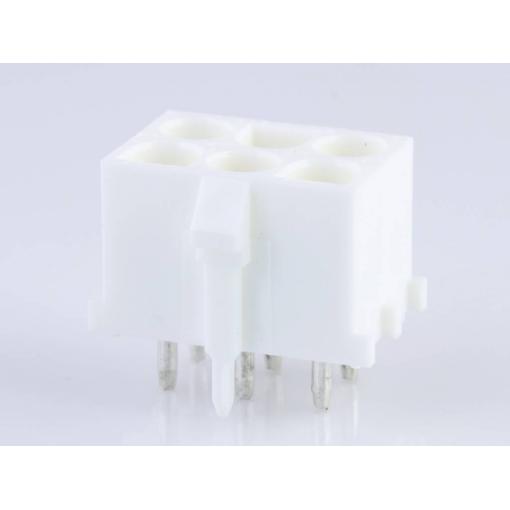 Molex konektor do DPS 6, rozteč 6.35 mm, 432550137, 1 ks Tray