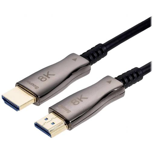 Value HDMI kabel Zástrčka HDMI-A, Zástrčka HDMI-A 50.00 m černá 14.99.3487 8K UHD HDMI kabel
