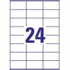 Avery-Zweckform 6602 univerzální etikety 70 x 36 mm papír bílá 1560 ks trvalé barevná laserová tiskárna, laserová tiskárna