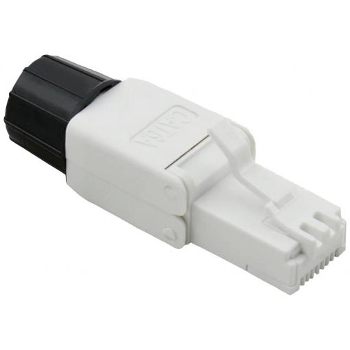 Roline 21.17.0324, RJ45 konektor, zástrčka, bílá, 1 ks