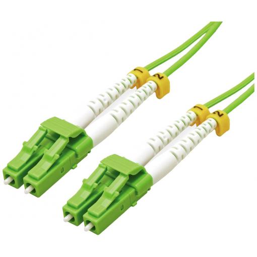 Roline 21.15.9276 optické vlákno optické vlákno kabel 7.00 m zelená [2x zástrčka LC - 2x zástrčka LC] Multimode OM5