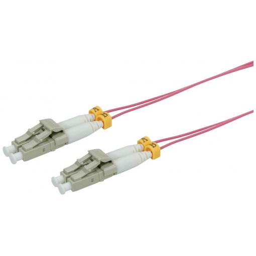 Roline 21.15.9266 optické vlákno optické vlákno kabel 7.00 m fialová [2x zástrčka LC - 2x zástrčka LC] Multimode OM4