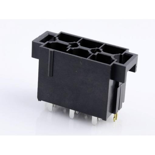Molex konektor do DPS 6, rozteč 10.00 mm, 439151201, 1 ks Tray