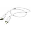 Hama Nabíjecí kabel USB USB 2.0 USB-C ® zástrčka, USB-C ® zástrčka 1.50 m bílá 00201592