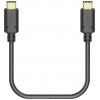 Hama Nabíjecí kabel USB USB 2.0 USB-C ® zástrčka, USB-C ® zástrčka 1.50 m černá 00201591