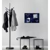 Sigel magnetický skleněný stůl Artverum Galaxy (š x v) 60 cm x 40 cm modrá GL283