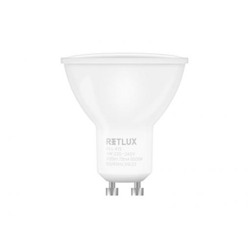 Žárovka LED GU10 9W bílá přírodní RETLUX RLL 419