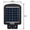 Solární pouliční svítidlo TR 380S Trixline, 5 W, IP65, s pohybovým senzorem