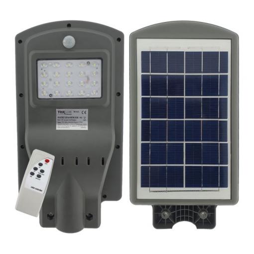 Solární LED svítidlo TR 362S Trixline, 10 W, pohybový senzor, IP65