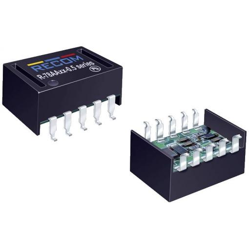 RECOM R-78AA3.3-0.5SMD-R DC/DC měnič napětí 3.30 V 0.5 A 1.65 W Obsah 1 ks
