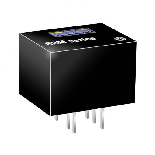 RECOM R2M-1205S DC/DC měnič napětí 12 V 5 V 0.4 A 2 W Počet výstupů: 1 x Obsah 1 ks