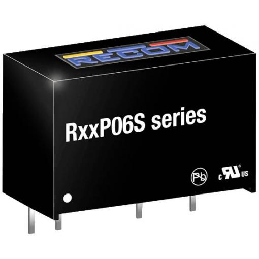 RECOM R15P06S DC/DC měnič napětí 15 V 6 V 0.167 A 1 W Počet výstupů: 1 x Obsah 1 ks