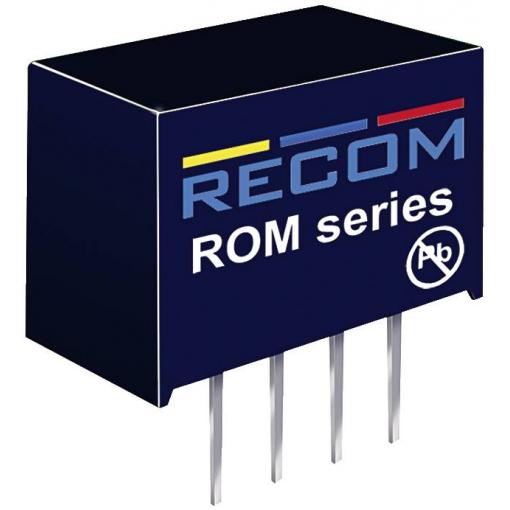 RECOM ROM-0512S DC/DC měnič napětí 5 V 12 V 0.083 A 1 W Počet výstupů: 1 x Obsah 1 ks