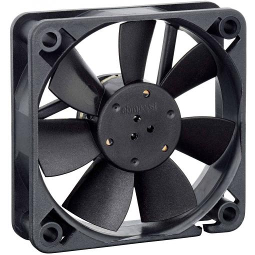 EBM Papst 612F axiální ventilátor, 12 V/DC, 27 m³/h, (d x š x v) 60 x 60 x 15 mm, 9291708601