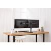 Digitus držák na stůl pro monitor DA-90401 2 Displej: (s) 38,1 cm (15) - 81,3 cm (32) černá, černá (matná) otočný, nastavitelná výška, naklápěcí, otočný,