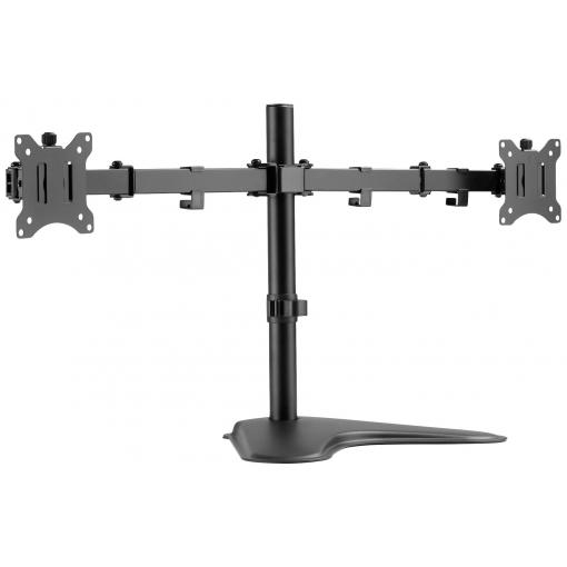 Digitus držák na stůl pro monitor DA-90401 2 Displej: (s) 38,1 cm (15) - 81,3 cm (32) černá, černá (matná) otočný, nastavitelná výška, naklápěcí, otočný,